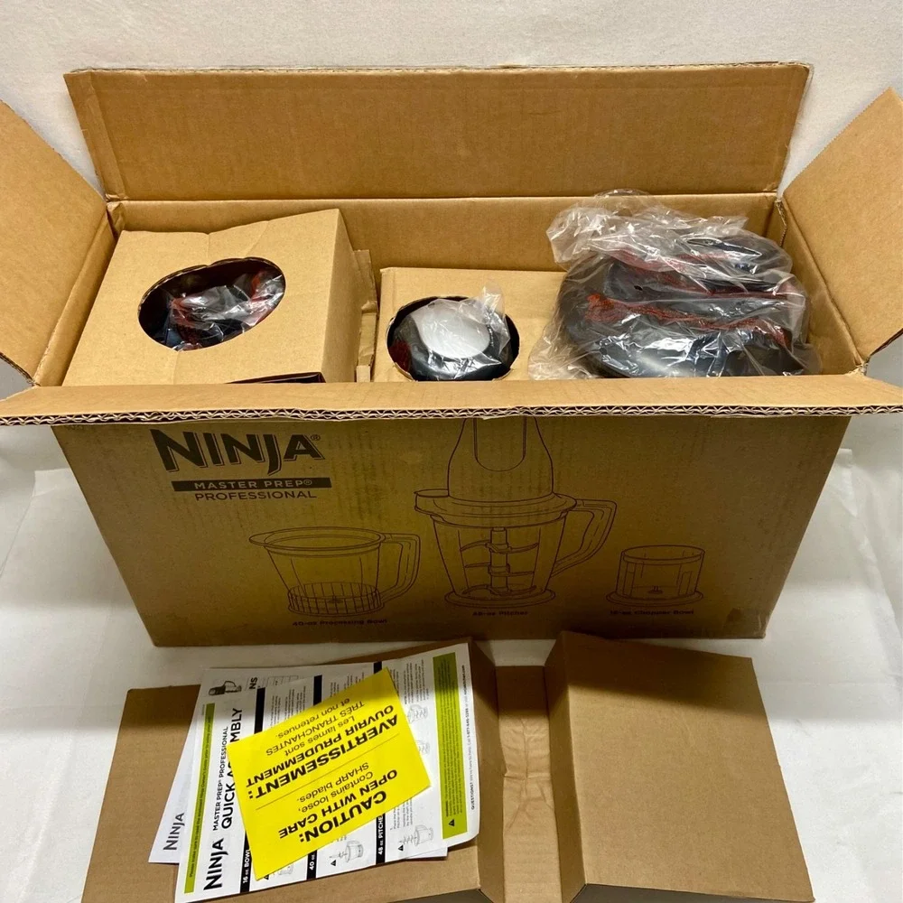 Ninja Master Prep Professional Food Blender 48OZ Crush Chop Drink Maker New NIOB